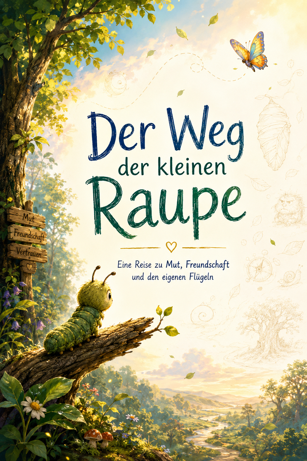 Der Weg der kleinen Raupe